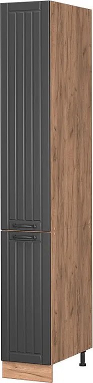 Szafka aptekarska ciemnoszary 30x58x206.8 fame-line