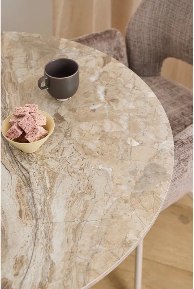 Okrągły stół z ceramicznym blatem ø 90 cm Malta – Actona