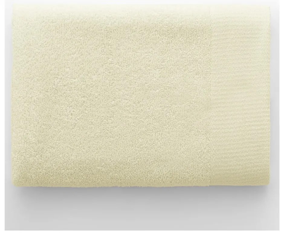 Kremowy bawełniany ręcznik frotte 30x50 cm Amari – Restilo