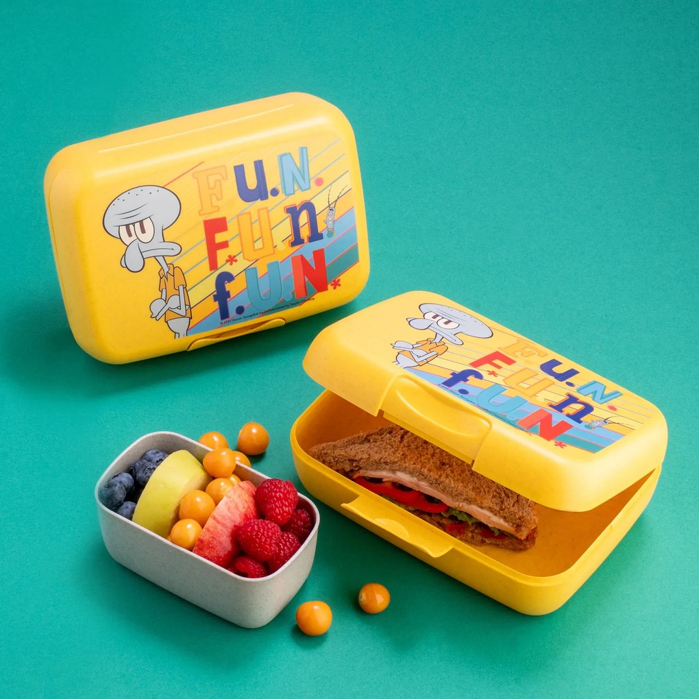 Śniadaniówka z dodatkowym pojemniczkiem Candy L SpongeBob, KOZIOL