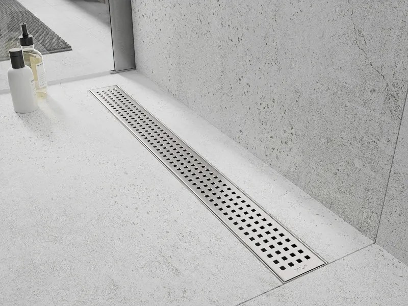 Mexen Flat M08 maskownica do odpływu liniowego 100 cm, inox - 1025100