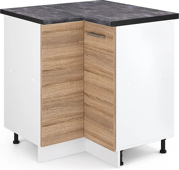 Szafka narożna sonoma 75.6x60x81.6 r-line