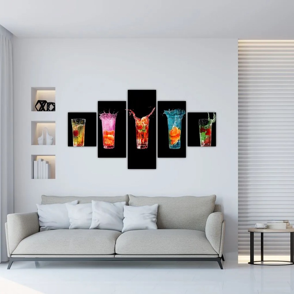 Obraz napojów (125x70 cm)