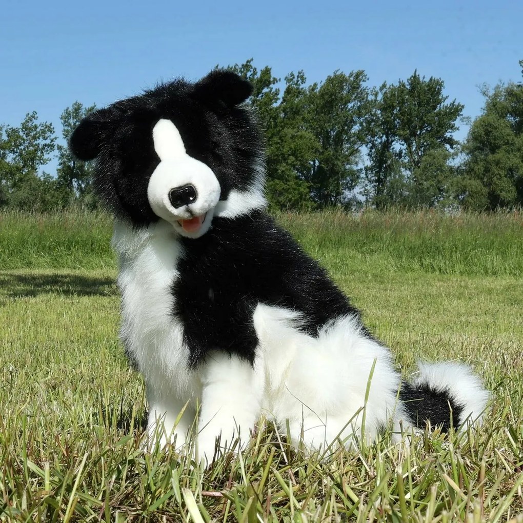 Rappa Pluszowy pies Border collie 40 cm ECO - FRIENDLY