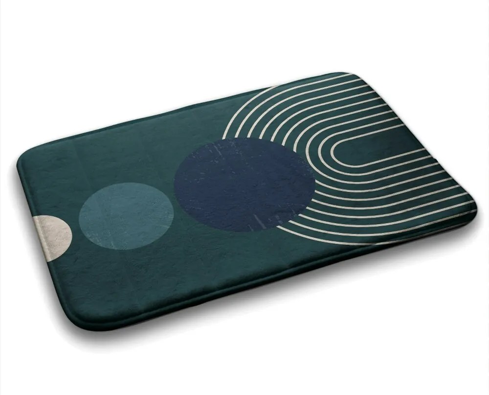 Dywanik łazienkowy antypoślizgowy Dywanik łazienkowy antypoślizgowy Geometryczny Wzór