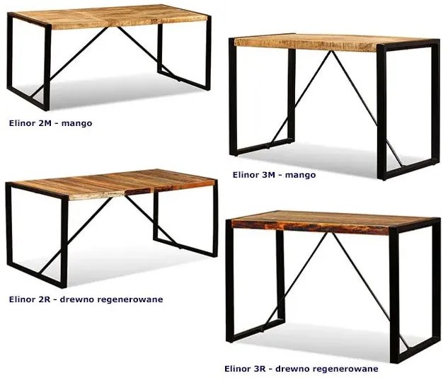 Industrialny stół 180 cm D5-P82