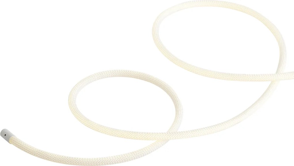 Białe lampki sznurkowe z wtyczką 3m z możliwością ściemniania LED w Kelwinach IP44 - Ropy