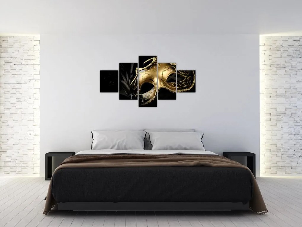 Obraz - Złoty drapak (125x70 cm)