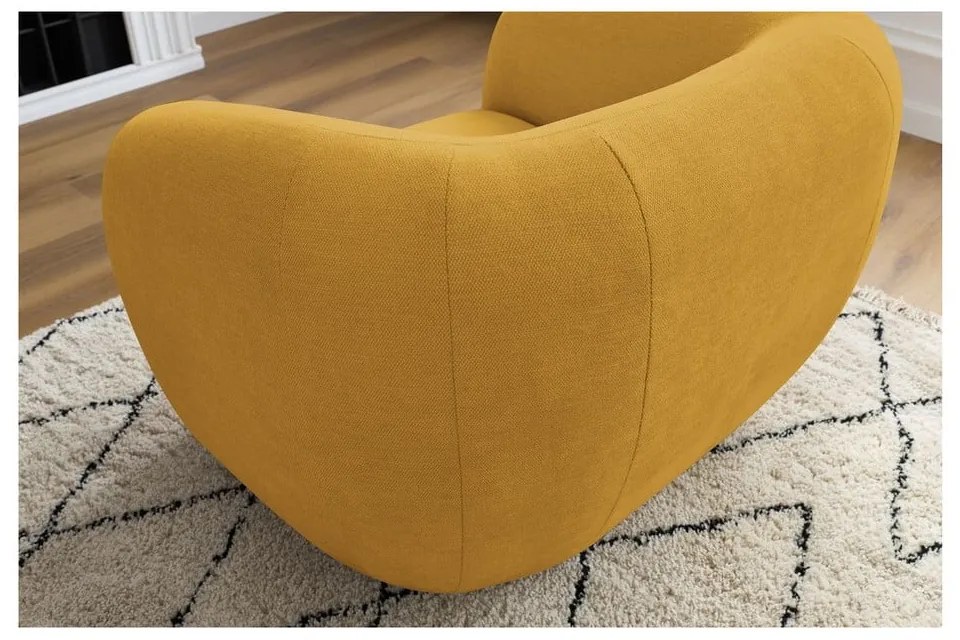 Żółty fotel Celine – Bobochic Paris