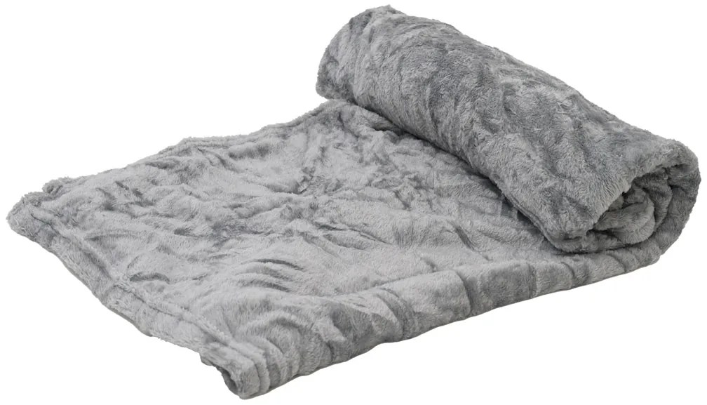 Pluszowy MIŚ BOB z dziecięcym kocykiem w środku, szary