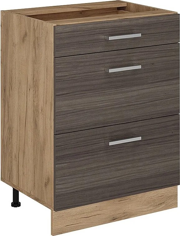 Szafka dolna do kuchni szlachetna szarość 60x46x81.6 r-line