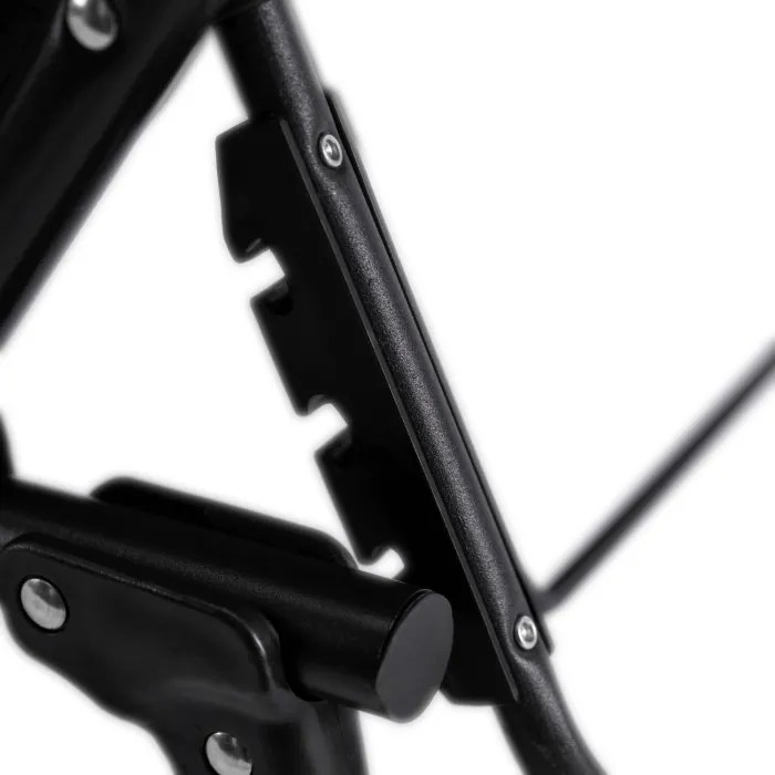 Leżak Ogrodowy VENUS 190x73 cm Czarny