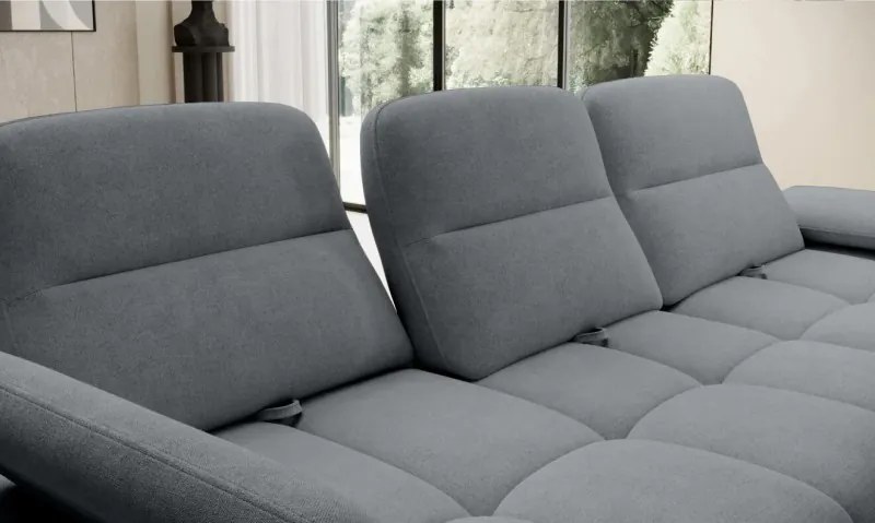 Narożnik FALCAO S układ L Lewostronny z funkcją RELAX w ktaninie AURORA 17 WERSAL