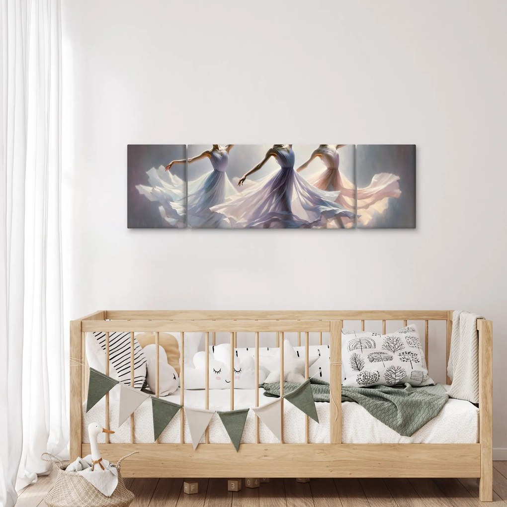 Obraz - Trzy baletki (170x50 cm)