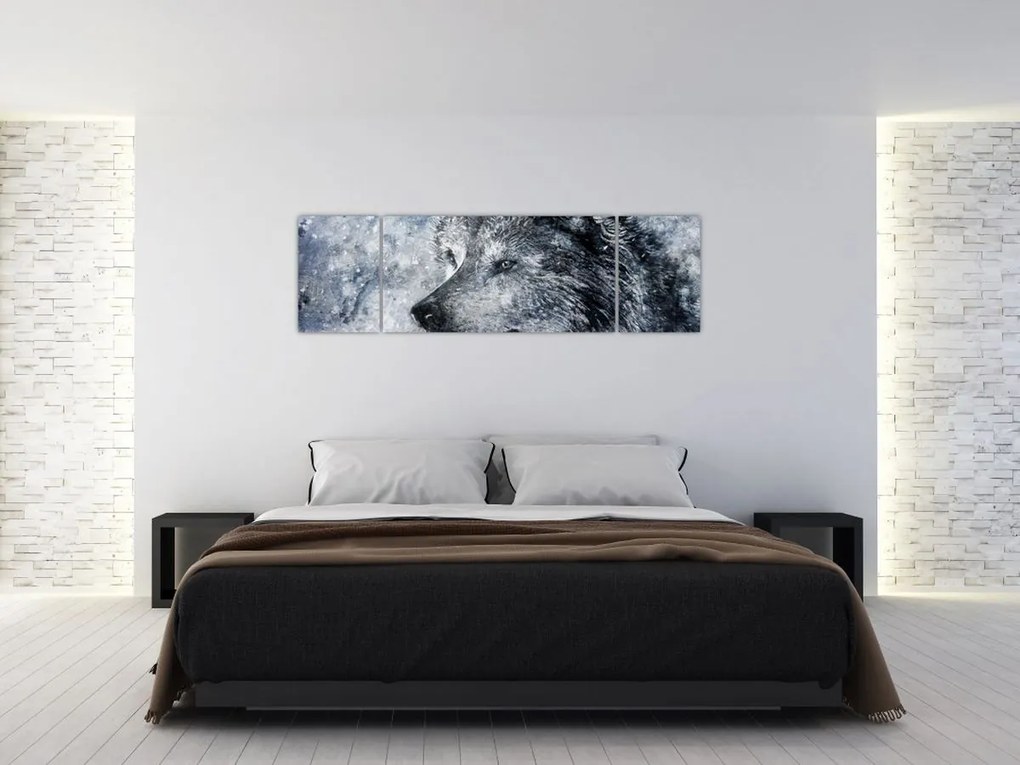 Obraz - Wilk z kreskówki (170x50 cm)