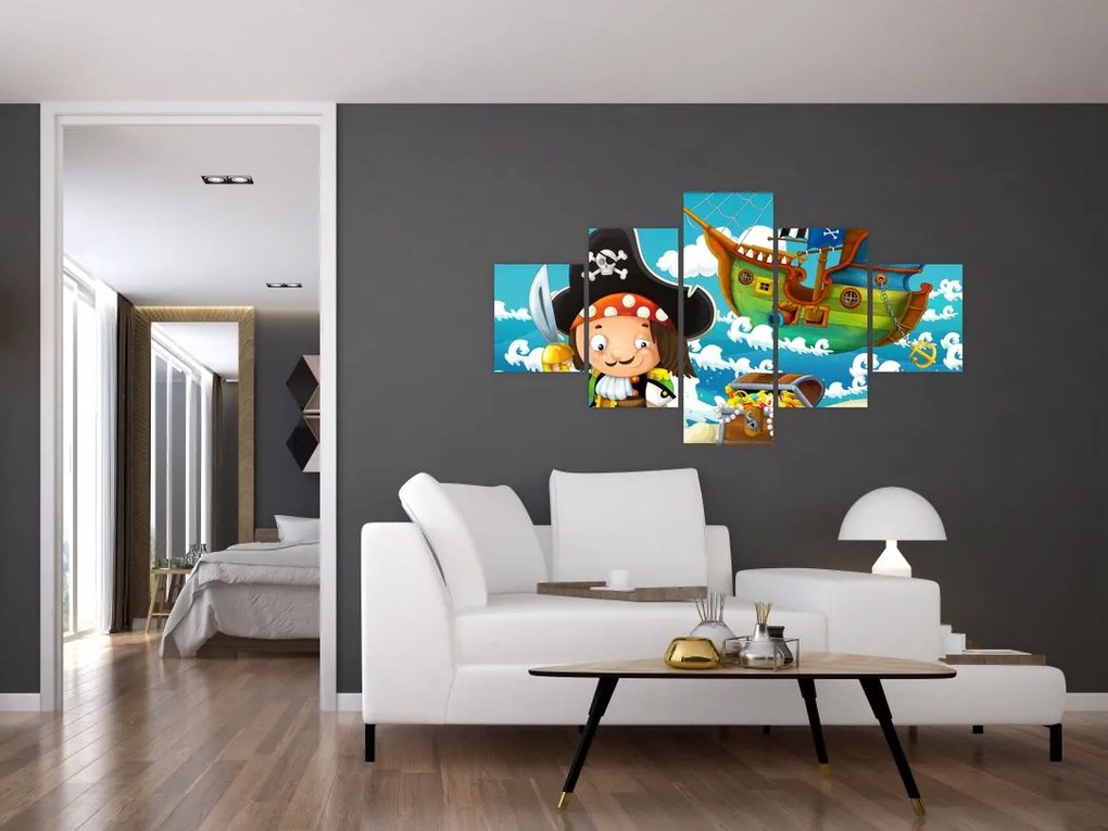 Obraz - Skarb piratów (125x70 cm)