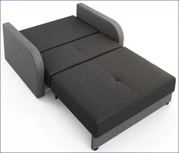 Sofa rozkładana antracyt + szary M4-S67