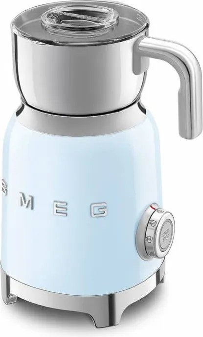 Jasnoniebieski spieniacz do mleka 50's Retro Style – SMEG