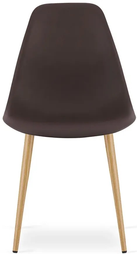 Brązowe krzesło do salonu kawa G3-Z88