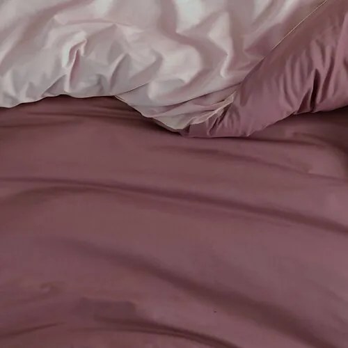 Bedtex Bawełniana pościel Color staroróżowa, 140 x 200 cm, 70 x 90 cm