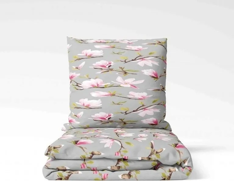 Pościel bawełniana Magnolia,  140 x 200 cm, 70 x 90 cm