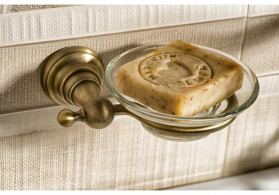 SAPHO 1318-02 Diamond Dozownik mydła, brąz