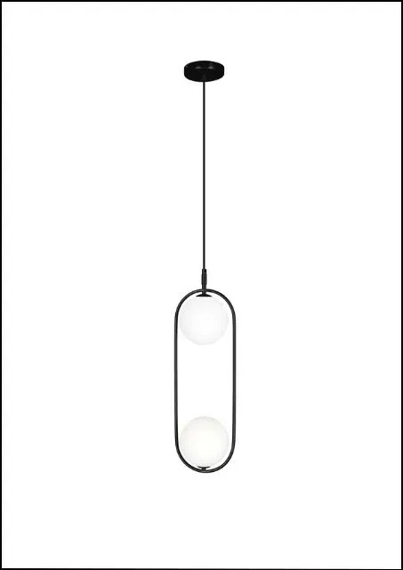 Nowoczesna czarna lampa wisząca - K142 C5-D88