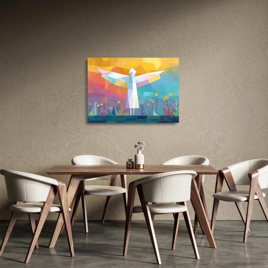 Obraz na szkle - Strażnik kwiatów (70x50 cm)