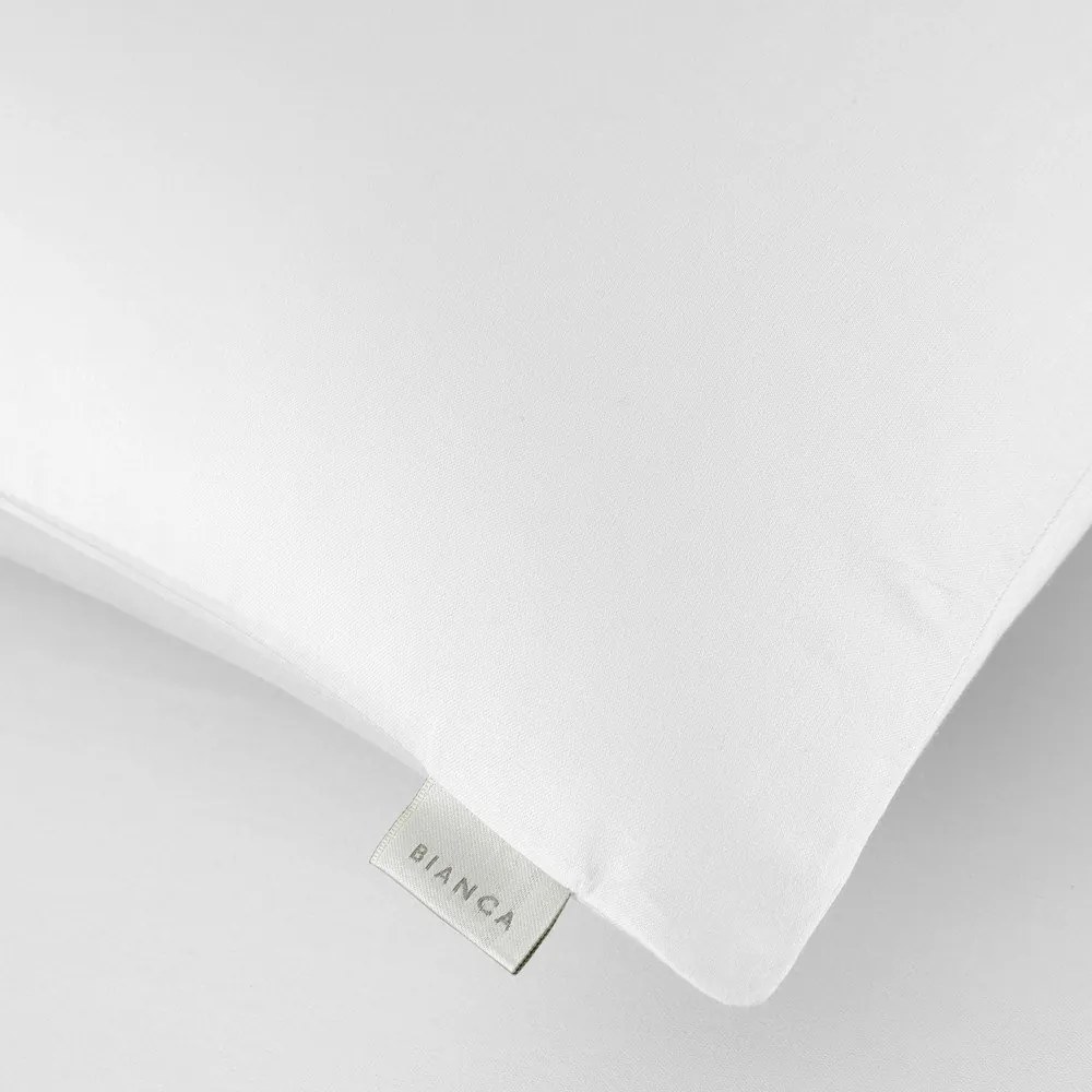 Biała pościel dwuosobowa z satyny bawełnianej 230x220 cm Cotton Sateen – Bianca