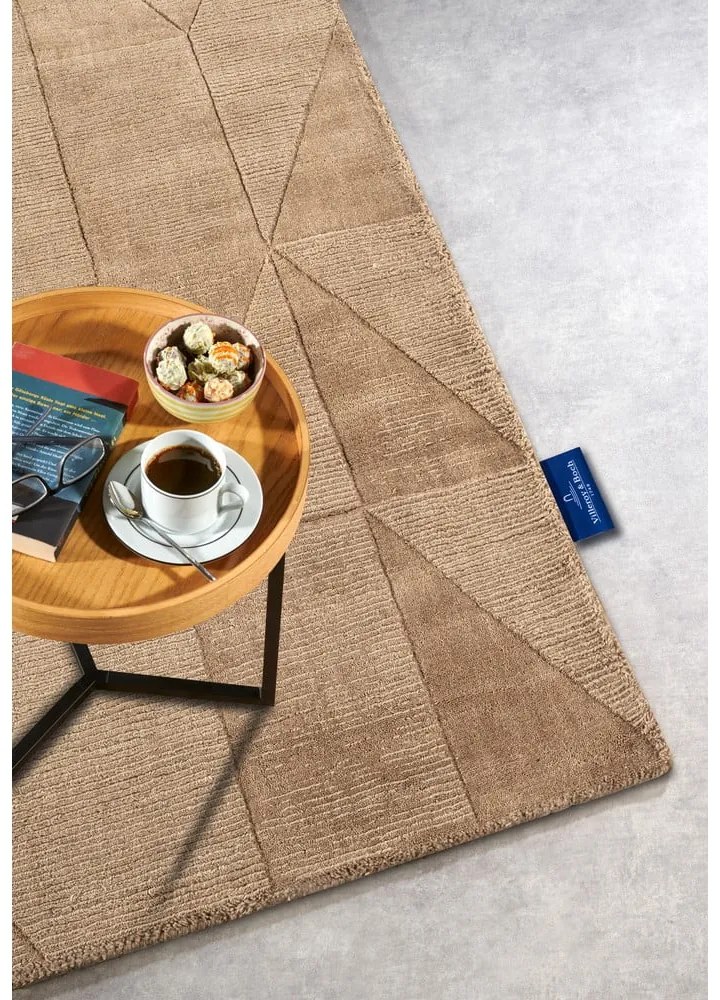 Beżowy wełniany dywan tkany ręcznie 120x170 cm Ursule – Villeroy&amp;Boch