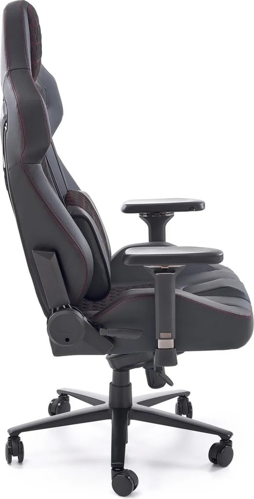 Czarny fotel do gamingu Baldur Halmar