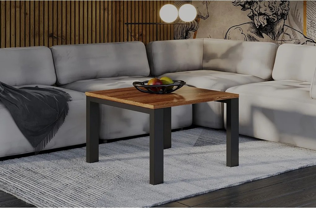 Ława GAROLD 80x80 dąb stirling