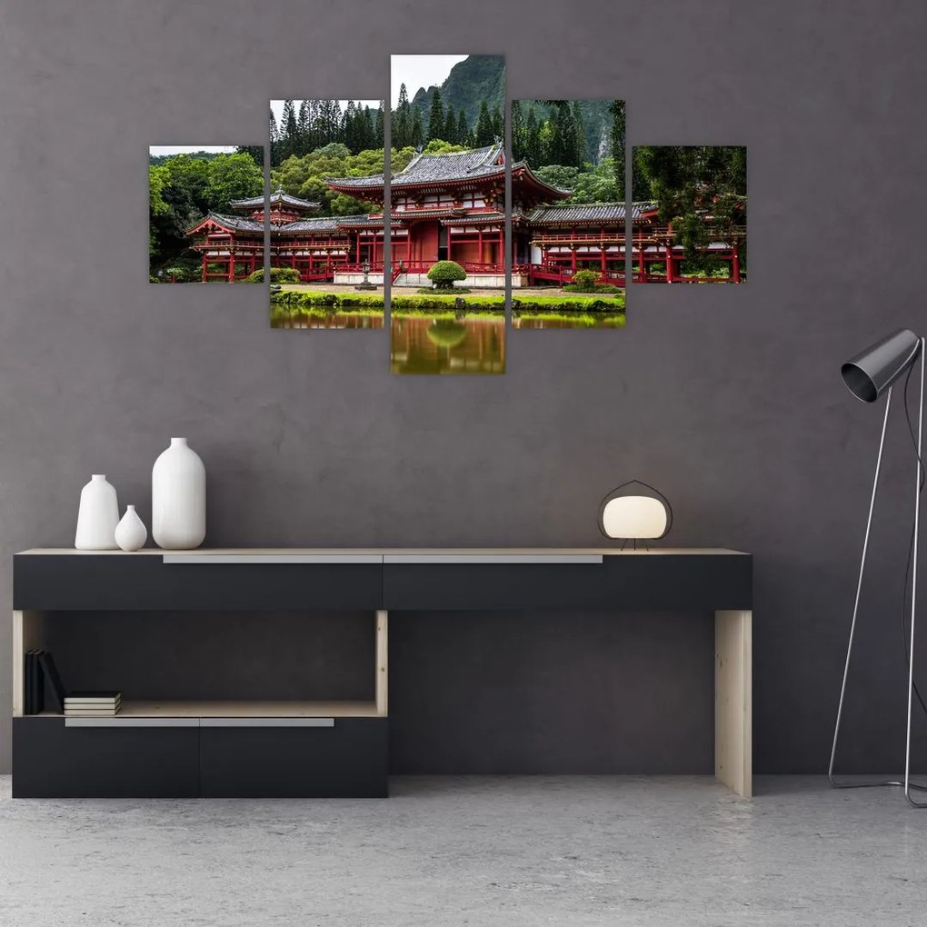 Obraz - klasztor buddyjski (125x70 cm)