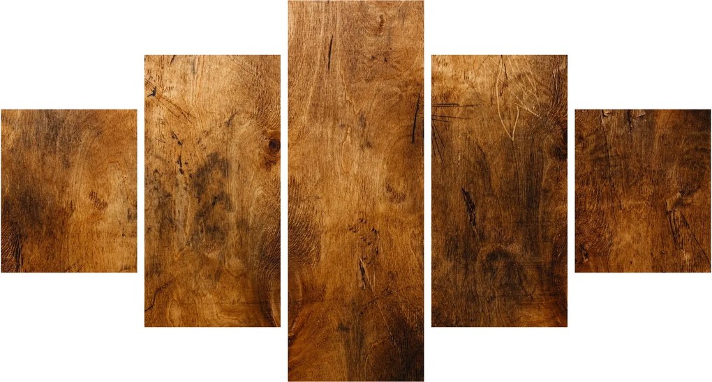 Obraz - Detal drewna (125x70 cm)