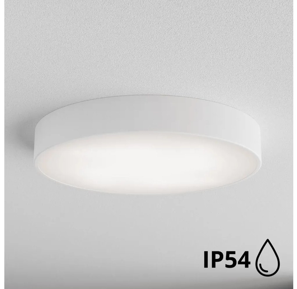 Brilagi - Lampa sufitowa do łazienki CLARE, 4x E27 / 24 W / 230 V, średnica 50 cm, IP54, biała