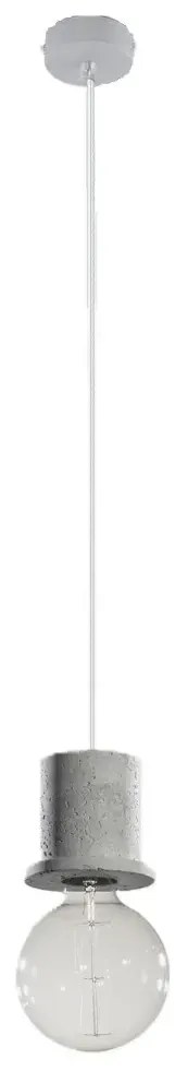 Lampa wisząca BONO beton SOLLUX  LIGHTING
