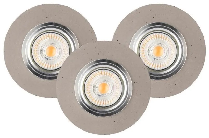 Spot-Light 2511336 - ZESTAW 3x LED Oprawa wpuszczana VITAR 1xGU10/5W/230V