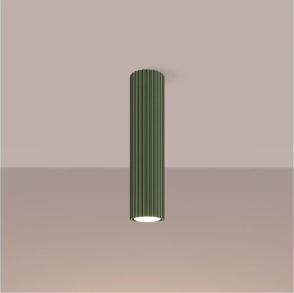 Brilagi - Oprawa punktowa LED CRESTO 1xGU10/10W/230V 30 cm zielona