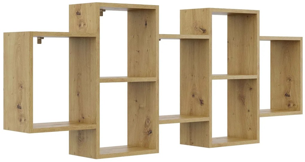 Nowoczesna Półka Wisząca Dąb Artisan W1-D53