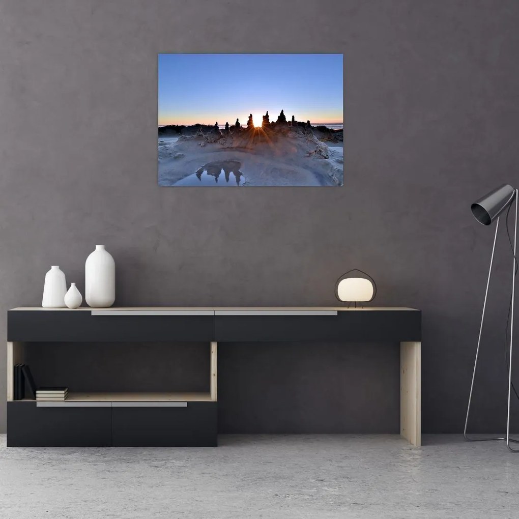 Obraz piaszczystej scenerii (70x50 cm)