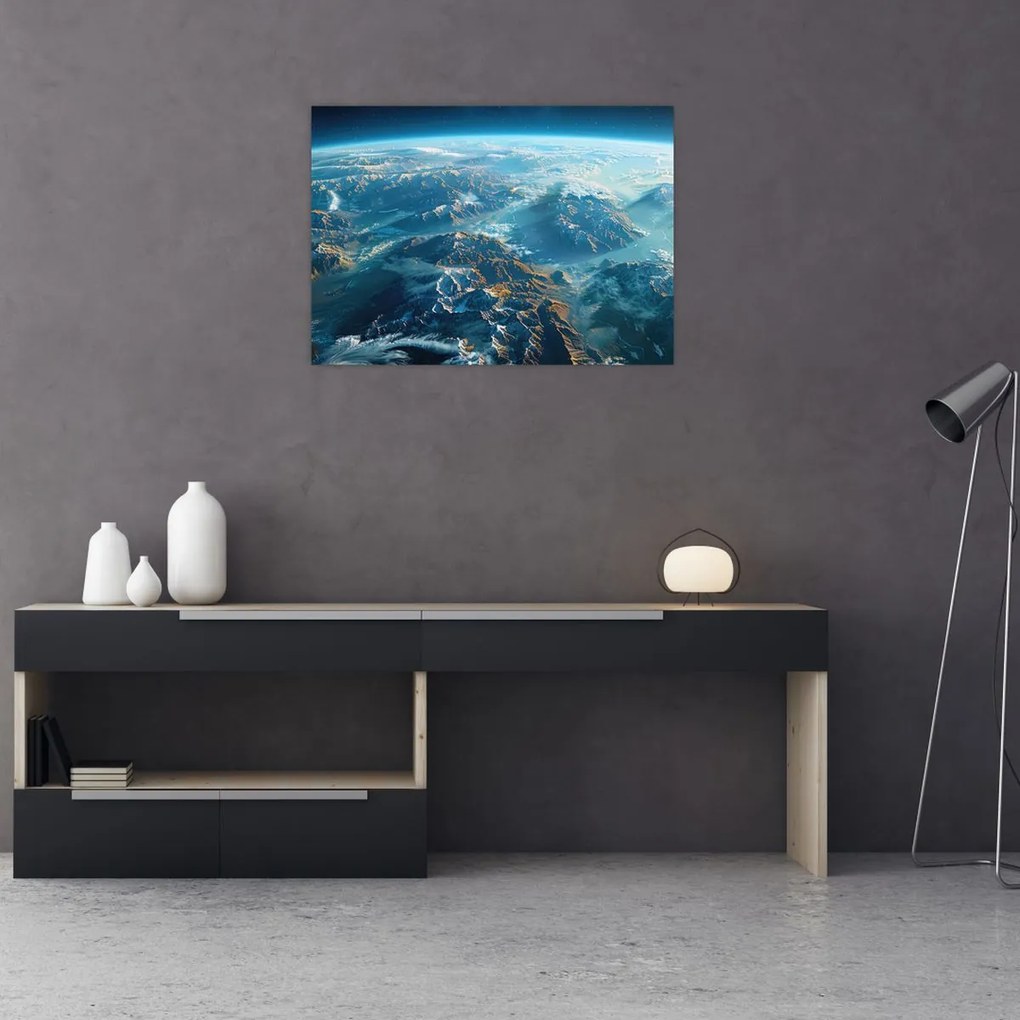 Obraz - Widok z kosmosu (70x50 cm)