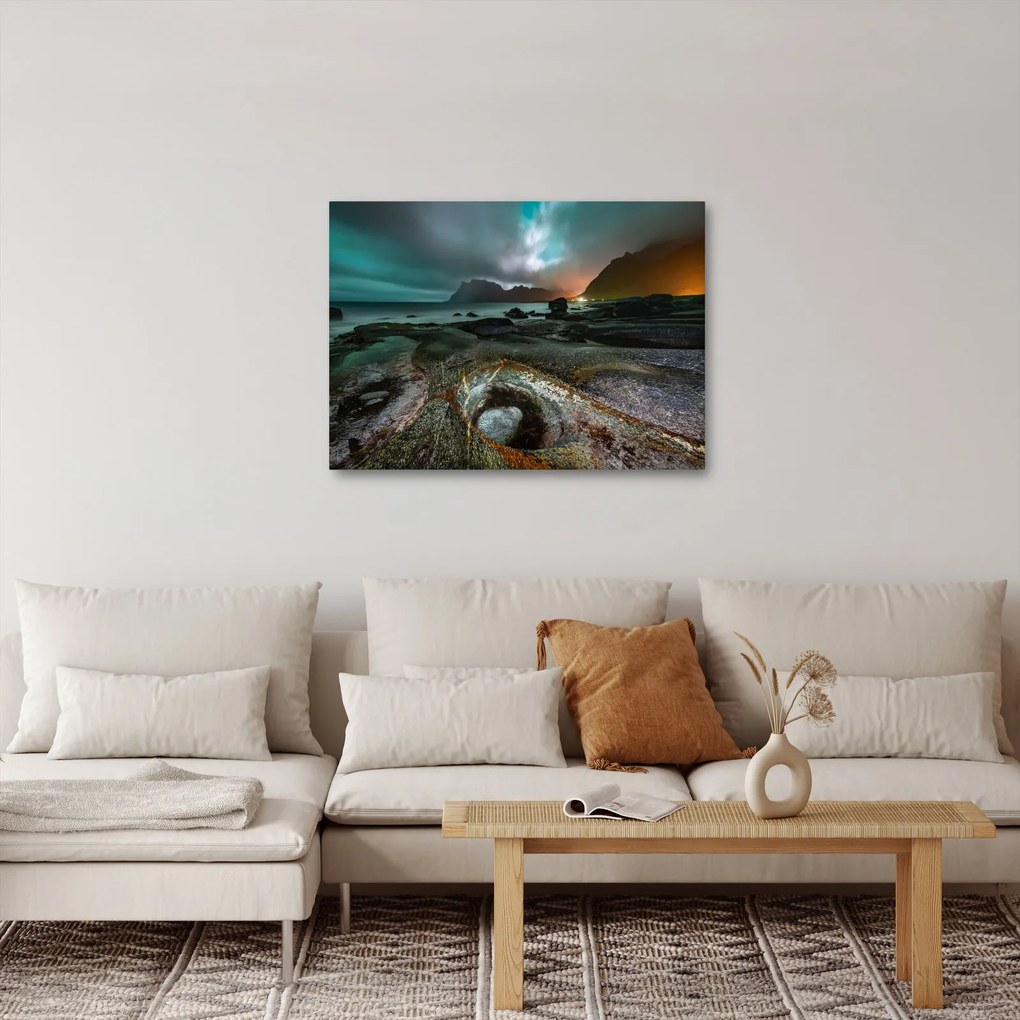 Obraz - Scena nocna (70x50 cm)