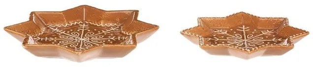 Zestaw tac dekoracyjnych do pierników, 2 szt., ceramika