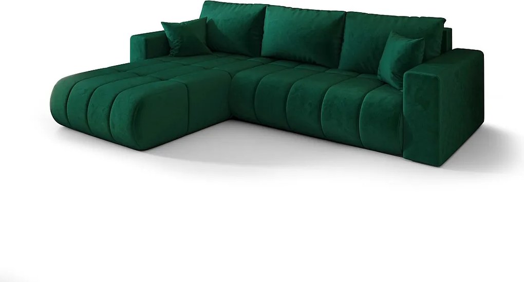 Narożnik BEDANTE MILO PREMIUM L Monolith 37 lewy z funkcją spania Mebel łączący wygodę i nowoczesny design