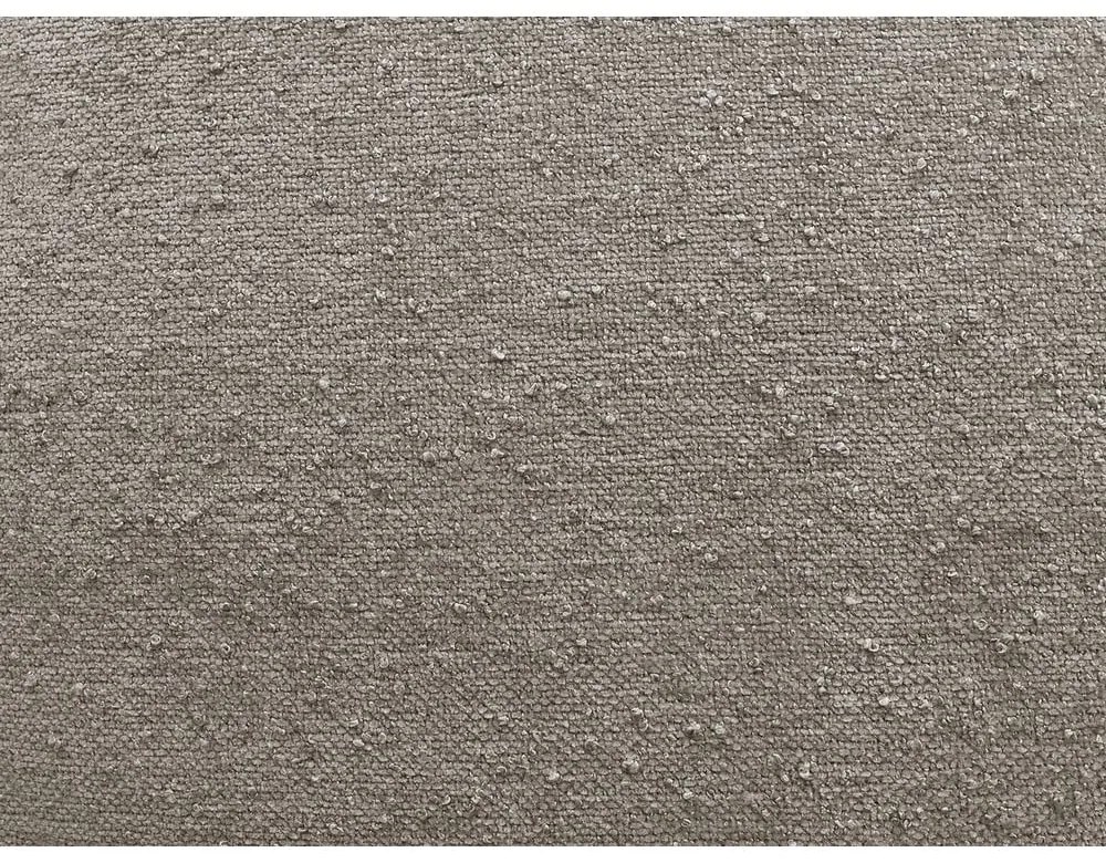 Szarobrązowy podnóżek z materiału bouclé Everest – Bobochic Paris