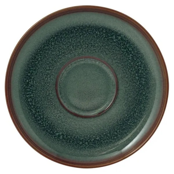 Zielony porcelanowy spodek ø 15 cm Crafted Breeze – like | Villeroy & Boch