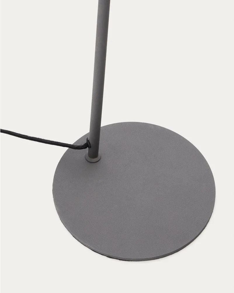 Czarna lampa stojąca (wysokość 147 cm) Manie – Kave Home