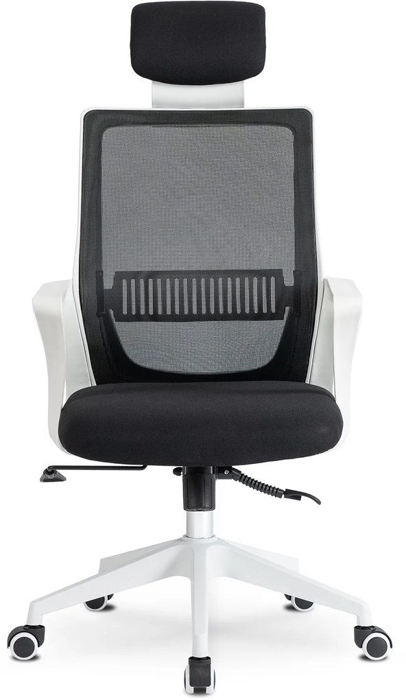 Fotel Biurowy Ergonomiczny Obrotowy FLEX Czarny Nowoczesny