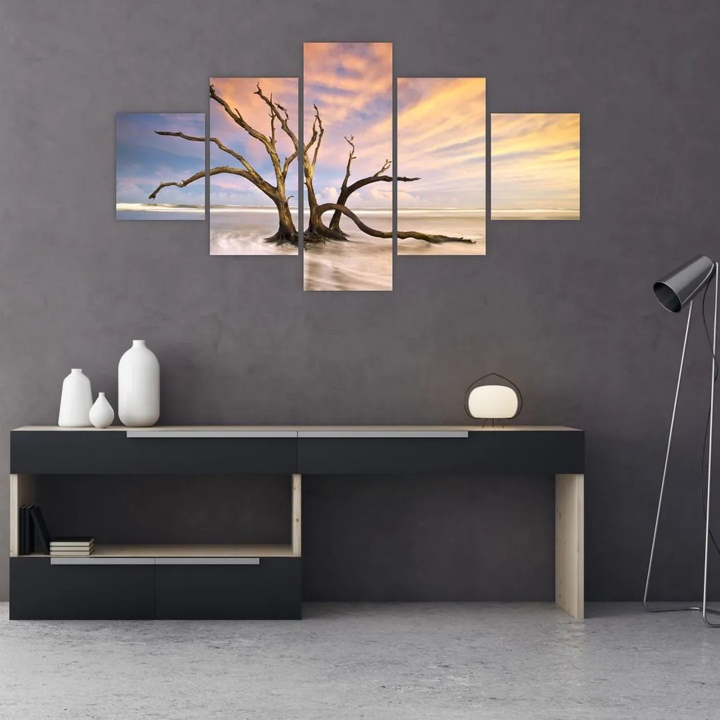 Obraz drzewa w oceanie (125x70 cm)