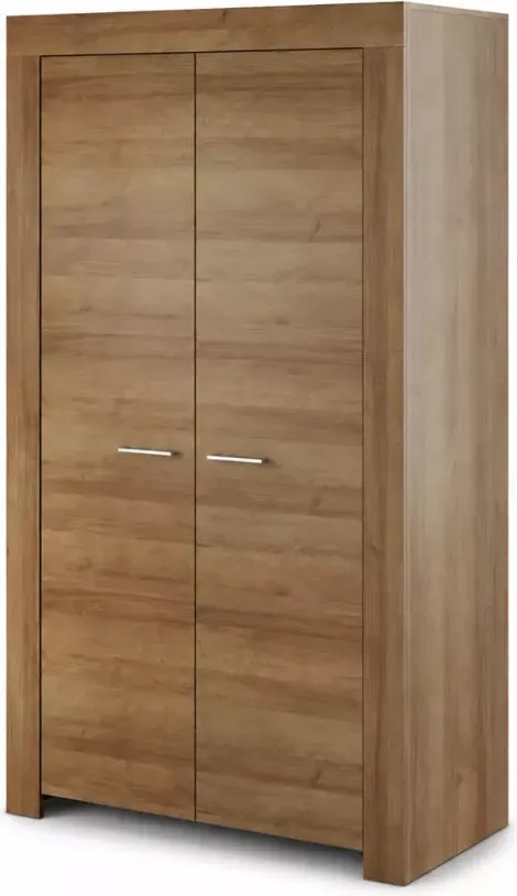 Szafa Seel 110 cm nowoczesna szafa do sypialni z drążkiem i półką MDF ABS